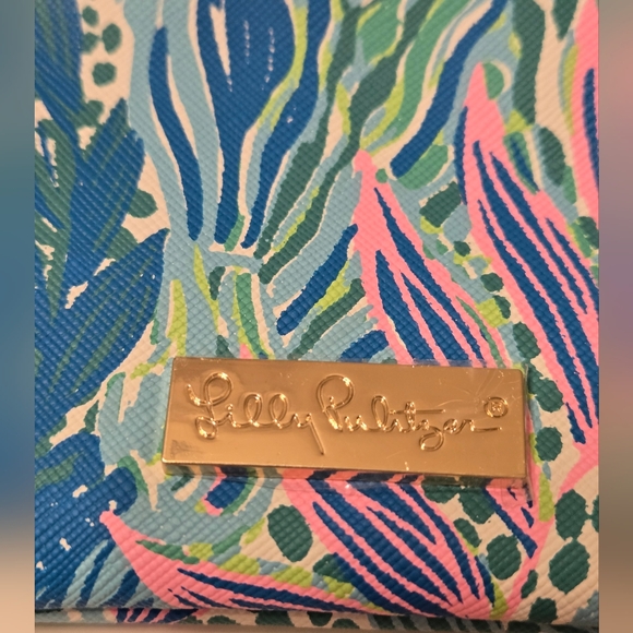 Lilly Pulitzer Limited Bamboo Holiday In the Sun Botanical Green Bag & Wallet - Picture 12 of 13